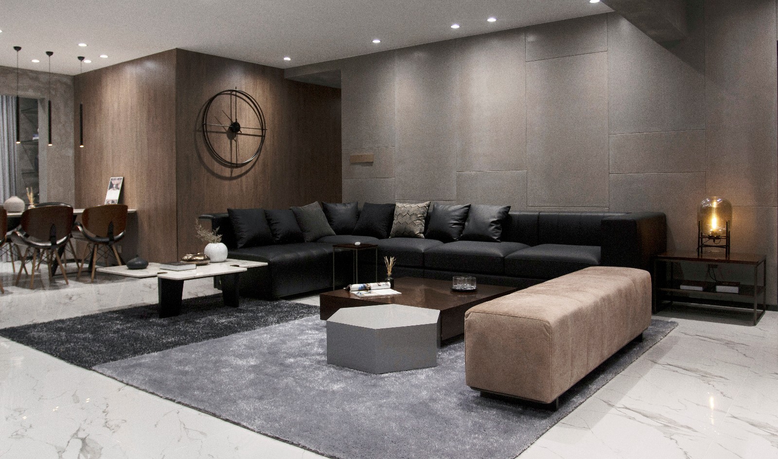 客廳沙發(fā)裝修效果圖摩登·極簡現(xiàn)代簡約客廳設(shè)計(jì)圖片賞析