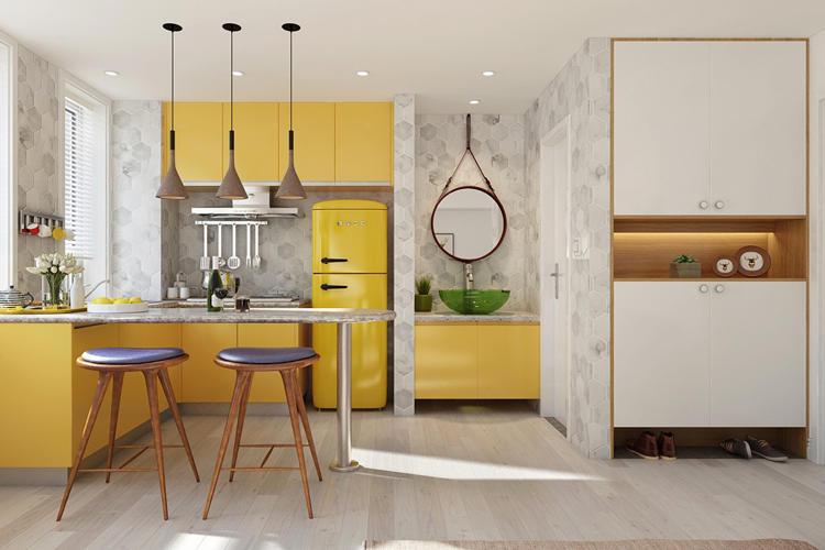 小戶(hù)型開(kāi)放式廚房地面裝修效果圖_小廚房裝修_正確裝修廚房 廚房裝修流程