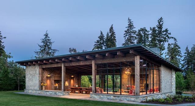 自建聯(lián)排別墅設(shè)計(jì)，外觀樸實(shí)無華，進(jìn)門就被這種格局迷住了！