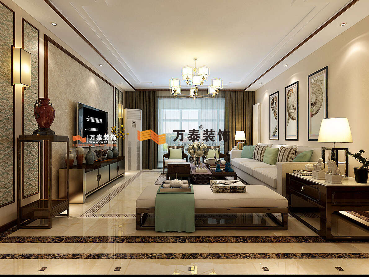 濟(jì)南鑫苑名家95平裝修_濟(jì)南專(zhuān)賣(mài)店裝修_濟(jì)南裝修