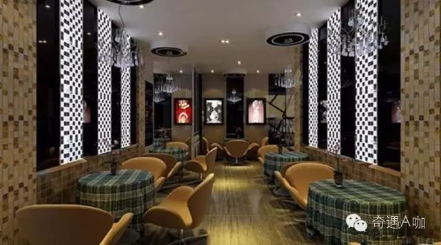 咖啡廳裝修_98平3室2廳房子裝修設計圖_3室2廳1衛(wèi)裝修效果圖