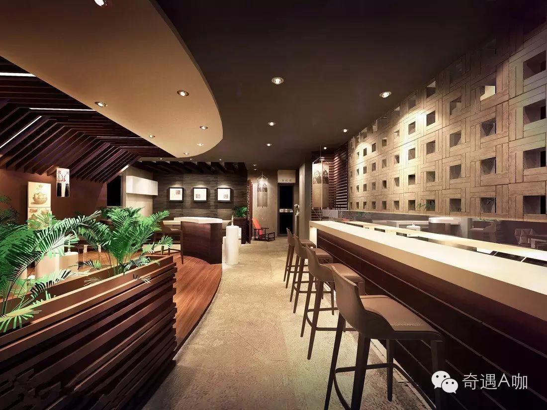 3室2廳1衛(wèi)裝修效果圖_98平3室2廳房子裝修設計圖_咖啡廳裝修