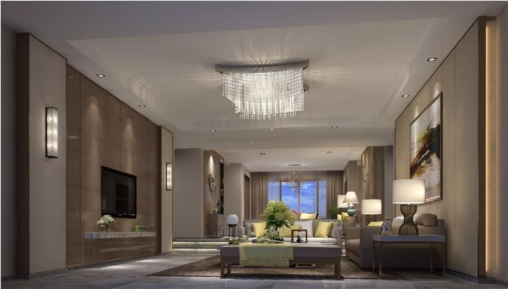 330平米的房子裝修只花了26萬，現(xiàn)代風(fēng)格讓人眼前一亮！-楓林九溪別墅裝修