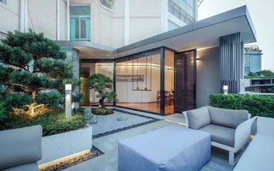 40平大露臺(tái)怎么打造花園，40平露臺(tái)花園實(shí)景圖片欣賞