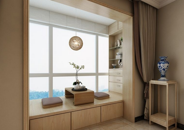 陽(yáng)臺(tái)榻榻米效果圖，陽(yáng)臺(tái)榻榻米布局