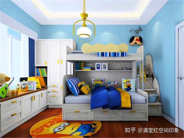 兒童房裝修色彩搭配有技巧，從這3方面考慮，孩子健康有活力