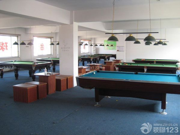 臺球廳裝修多少錢？臺球廳面積是100平米