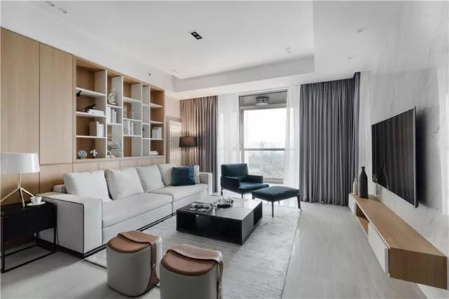 客廳背景墻怎樣裝才好看？19款現代簡約客廳效果圖分享