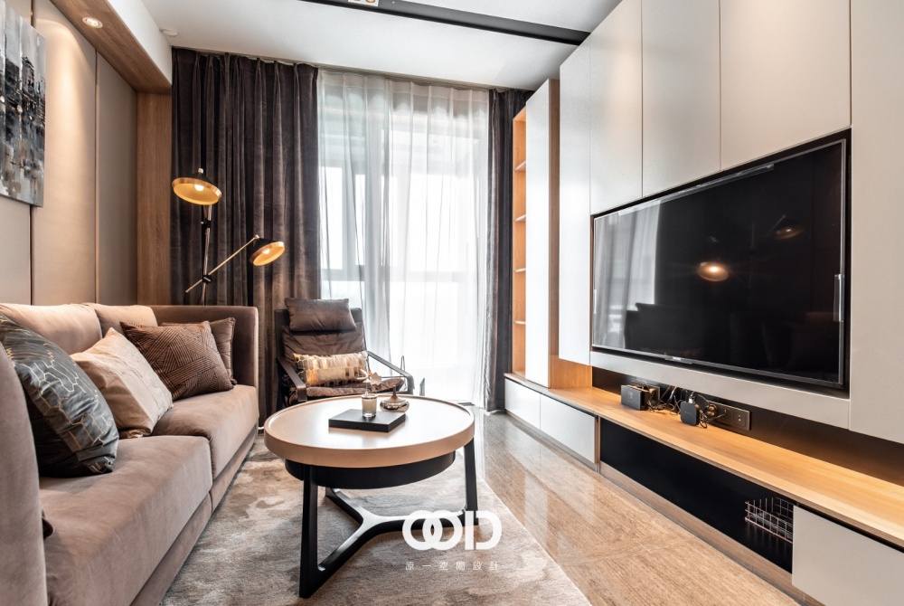 客廳窗簾裝修效果圖給有品質(zhì)的家，注入一些溫度現(xiàn)代簡約客廳設計圖片賞析