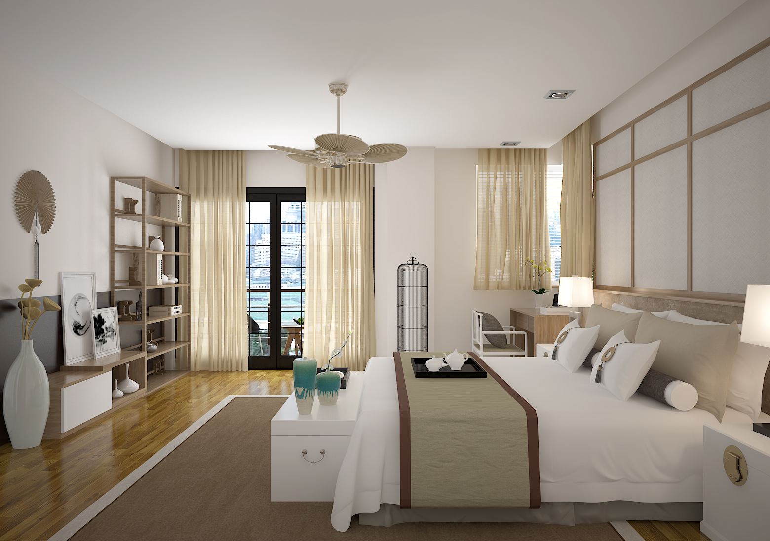 新中式風格臥室家具