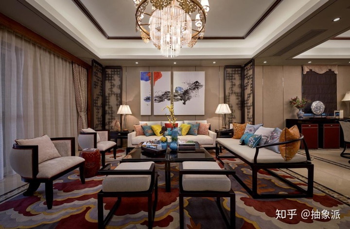 中式不一定要沉悶嚴(yán)肅，讓人眼前一亮的新中式裝修案例效果圖