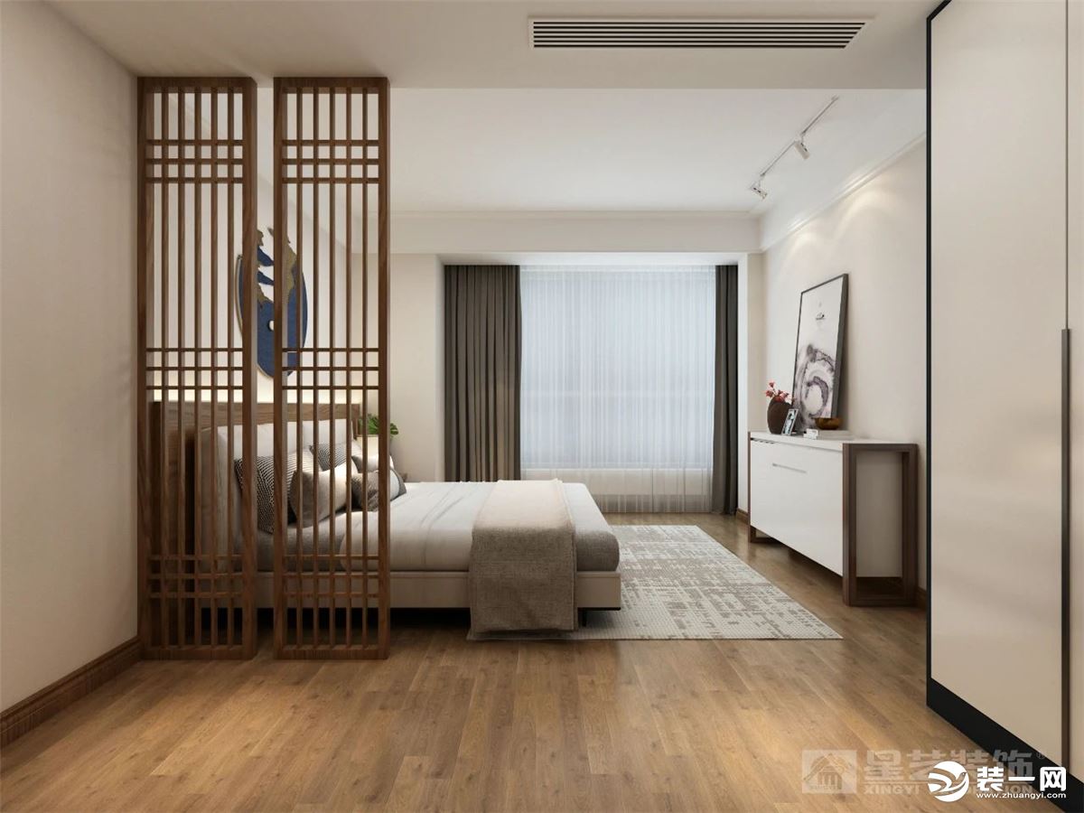 《【摩登4平臺(tái)app登錄】桂林星藝裝飾120㎡中式禪意風(fēng)格住宅 仿木瓷磚效果一絕！》