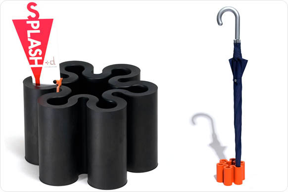 巧妙利用雨傘架，雨天也有好心情