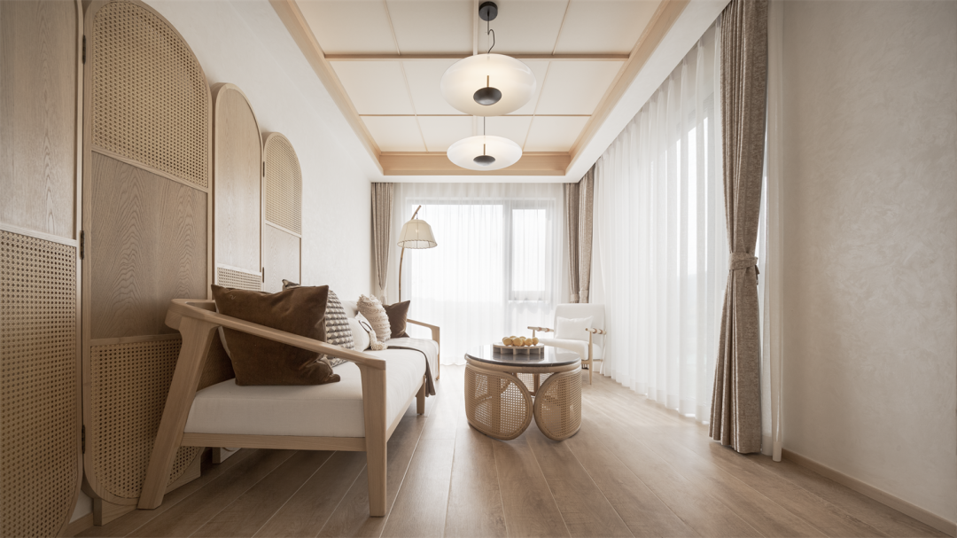 有一種詩意，叫做竹林風(fēng)，90㎡新中式大宅，入戶便是詩情畫意