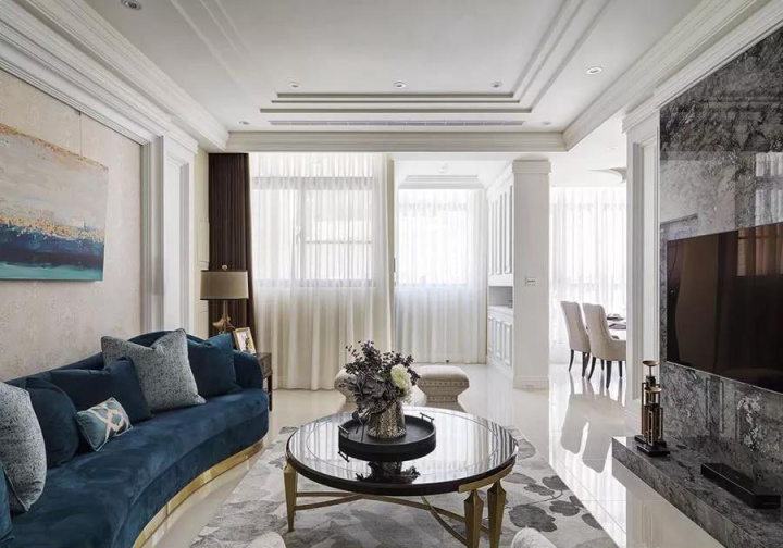 簡歐客廳裝修效果圖欣賞_客廳簡歐裝修效果圖大全2013圖片_簡歐式客廳裝修