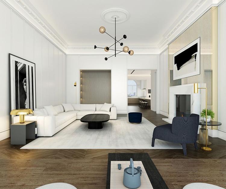 382平米的房這樣裝修，空間大了1倍，裝修只花了68萬！-北京城建龍樾灣別墅裝修