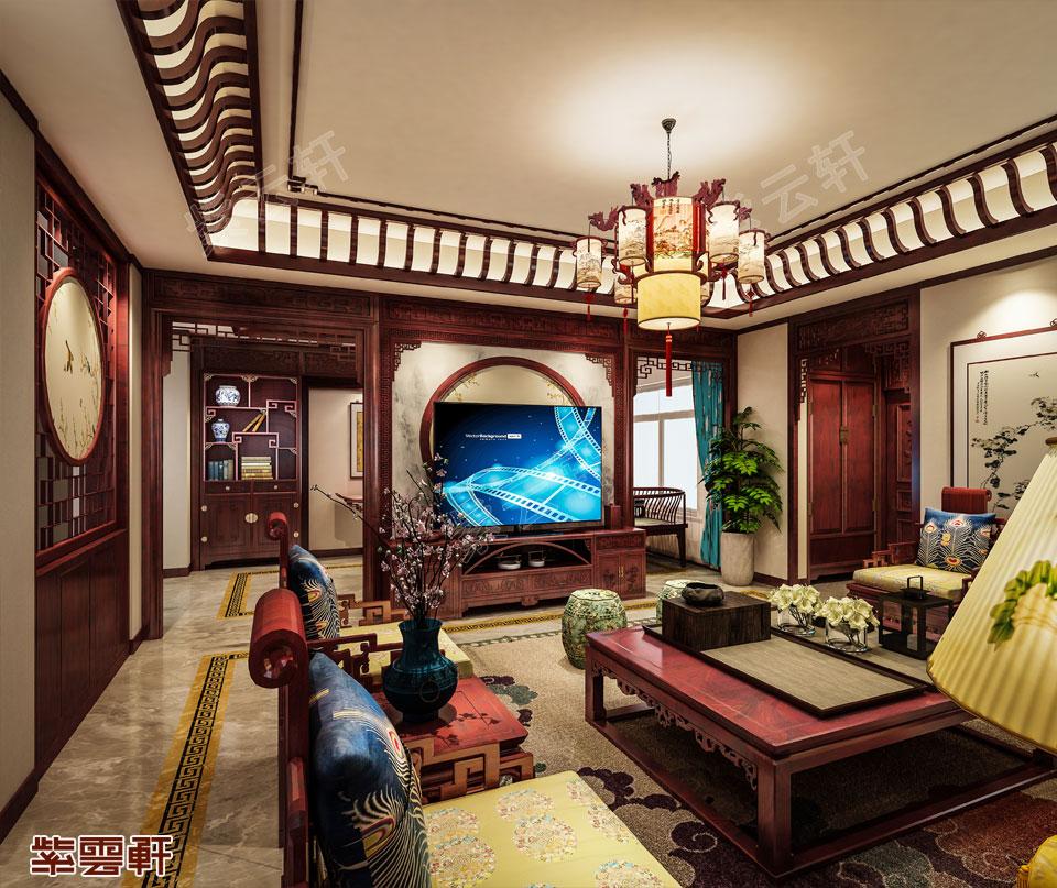 萊西小別墅現(xiàn)代中式風格裝修效果圖，雅致寫意，氣韻清寧