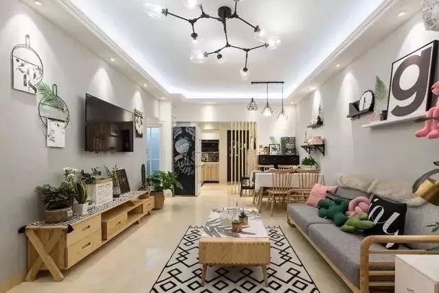 90平北歐新家，客餐廳裝修美極了，唯獨(dú)廚房有一大敗筆！