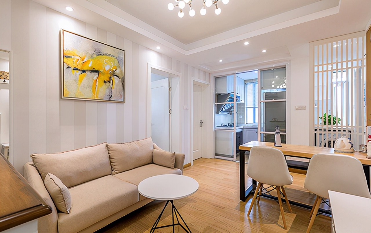 50平米兩室一廳裝修效果圖，小戶型裝修也要時尚有個性！