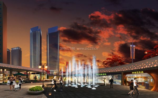 合肥商場裝修客戶可參考的商場裝修設計效果圖