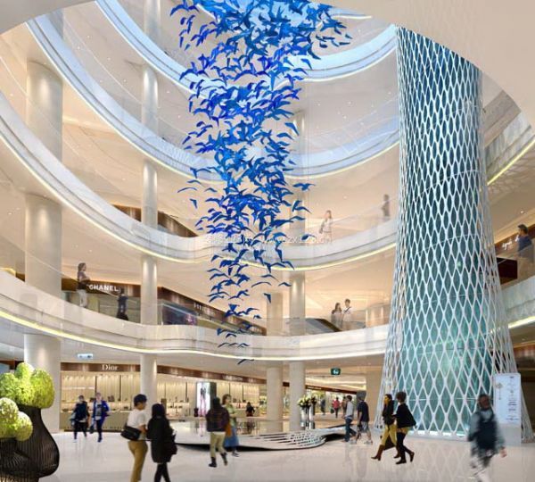 合肥商場裝修客戶可參考的商場裝修設計效果圖