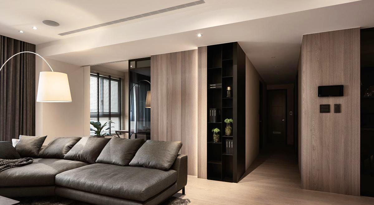 大平層簡約后現(xiàn)代之風，如此簡單裝修也不失美感，真是神奇