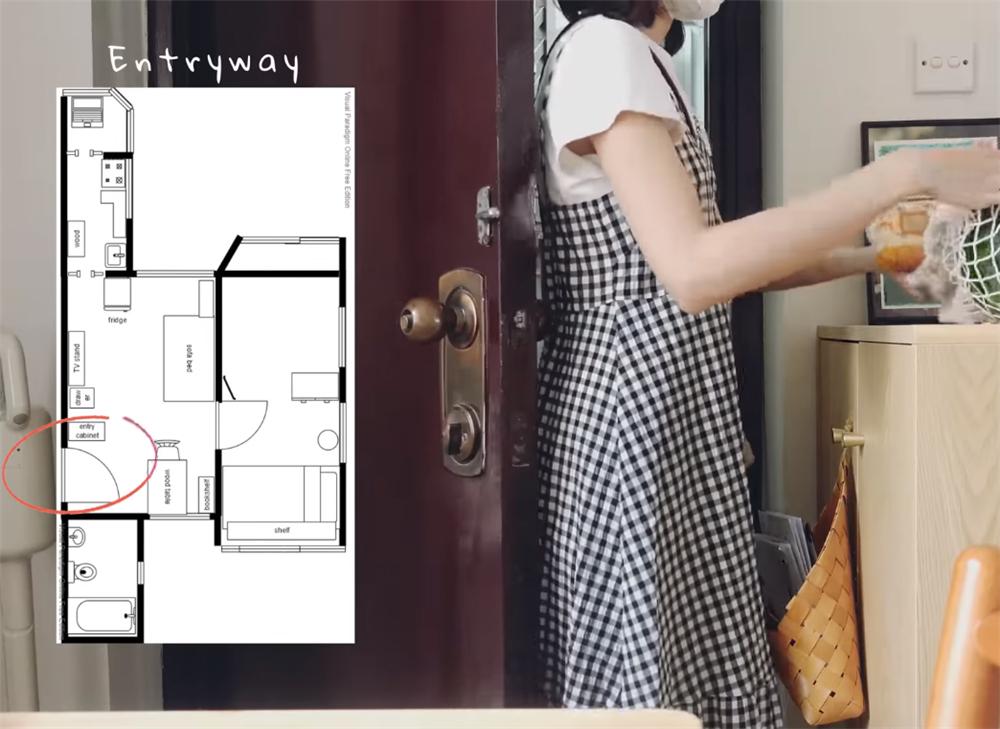 29歲姑娘獨(dú)居26㎡小家1年，面積雖小卻南北通透，一人住真的太爽