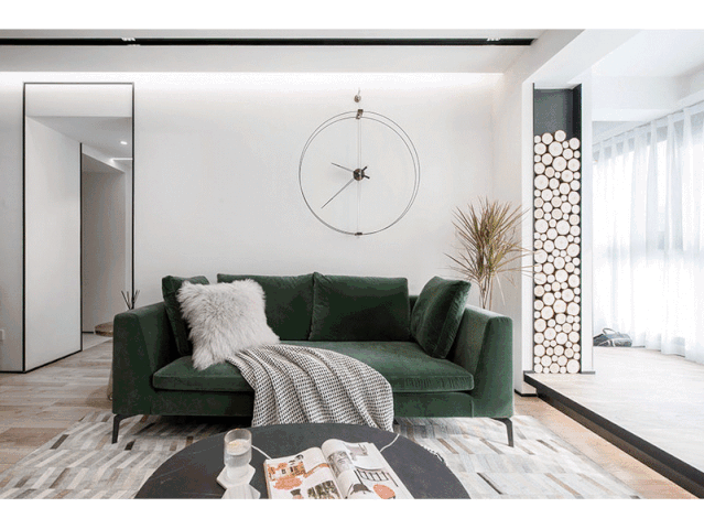 曬89㎡北歐風公寓，混搭輕奢質(zhì)感的三室二廳二衛(wèi)設(shè)計，功能齊全還是小區(qū)最美的家