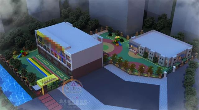 2000㎡歐式裝修效果圖，歸還孩子們最寶貴的童年