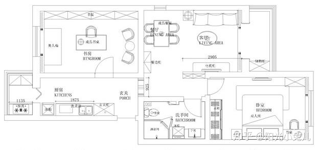 兩室一廳裝修樣板間！超美超浪漫的歐式風(fēng)，太美好了吧，羨慕