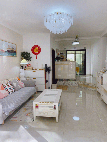 終于喬遷新家了，全屋乳膠漆，天花板只有石膏線，簡(jiǎn)裝反而更耐看