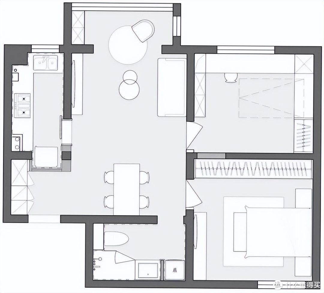 我也想給父母裝一套這樣的養(yǎng)老房，不用多豪華，簡潔舒適就夠了