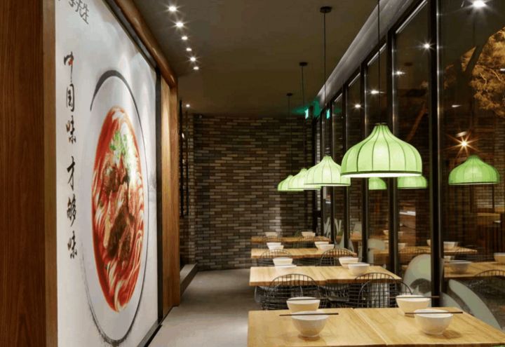 牛肉面餐廳平面布局設(shè)計，裝修施工效果，對品牌店影響有多大