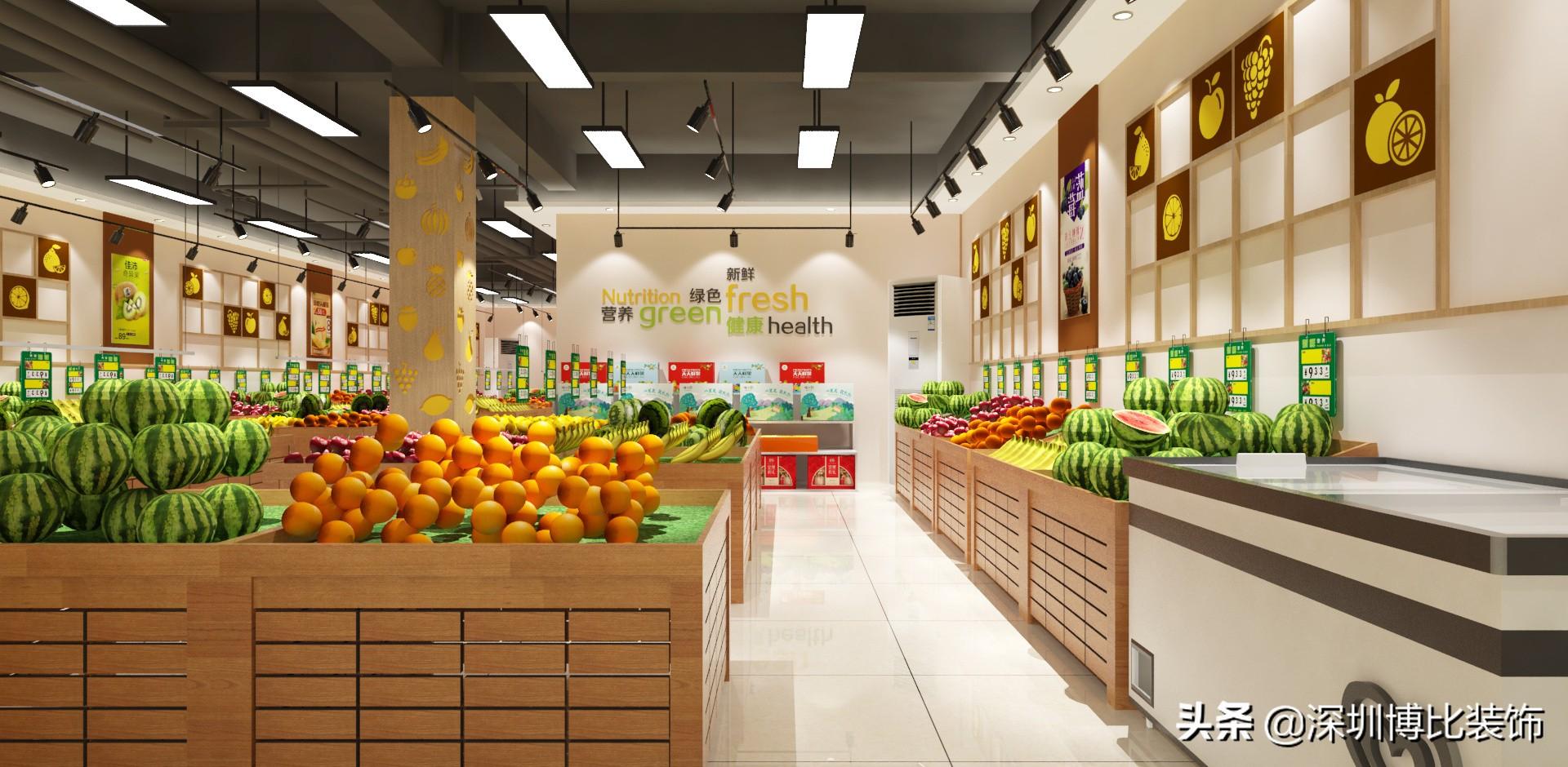 深圳水果店裝修設(shè)計(jì)公司，附近水果店裝修