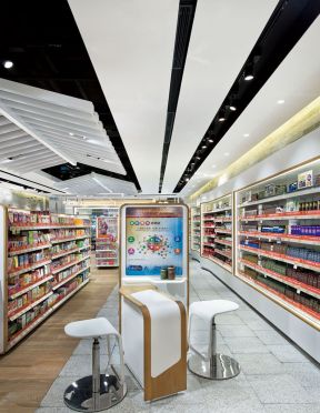 藥店內(nèi)部裝修 藥店店面裝修 藥店設計